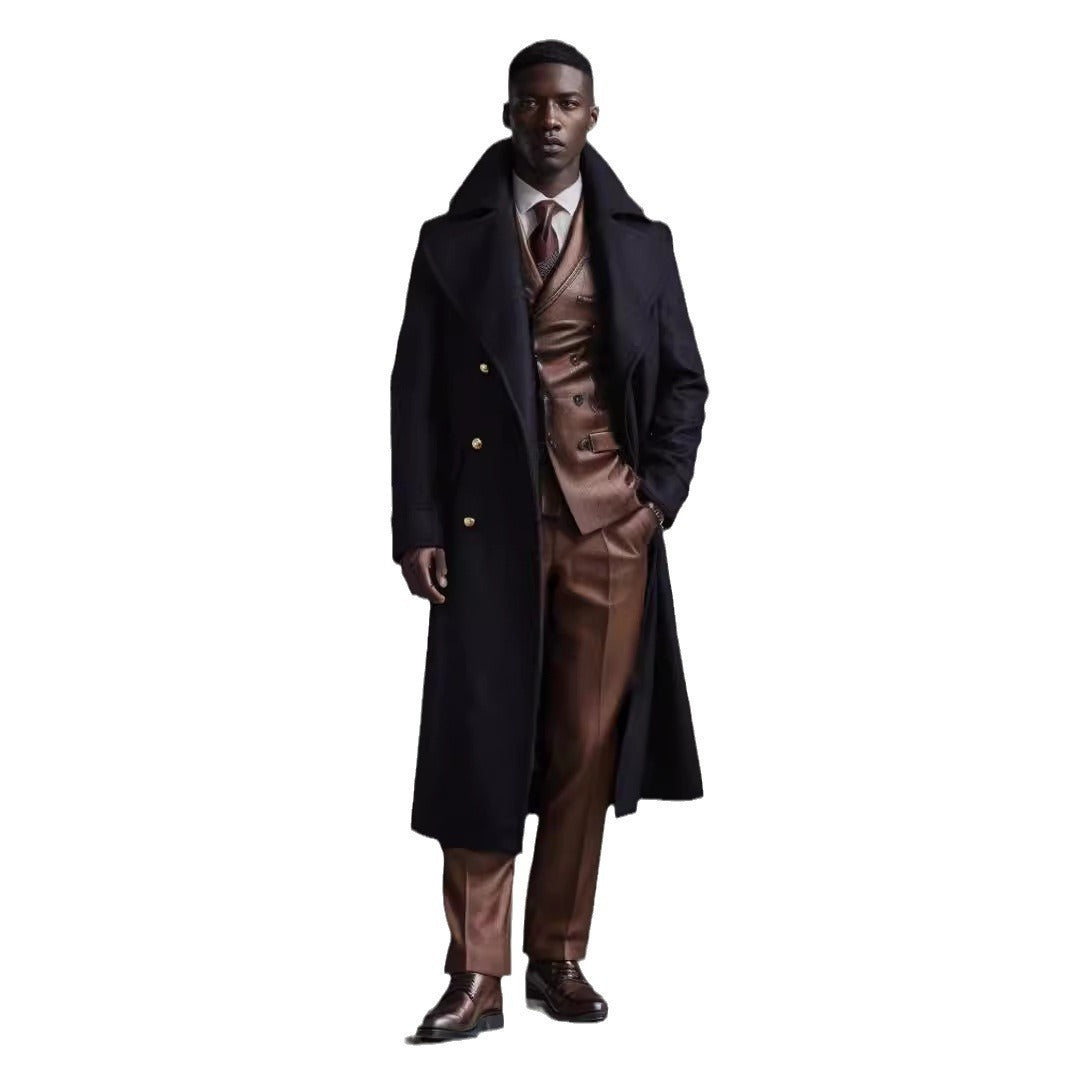 Wool Ultra-Long Overcoat