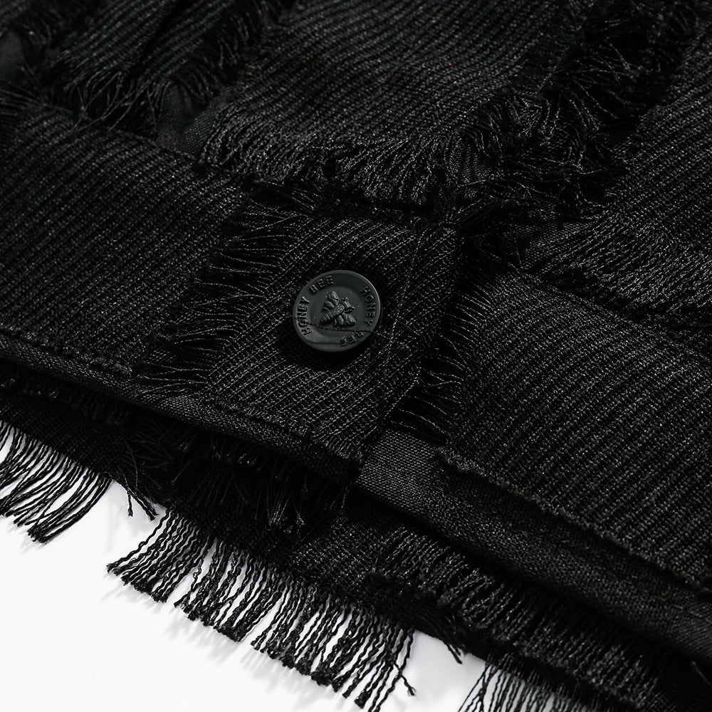 Dark High Street Tassel Jacquard Jacket