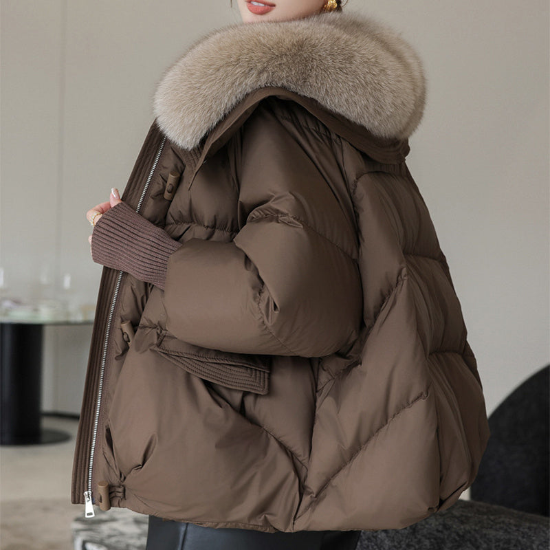 Women’s Short Fur Collar Jacket