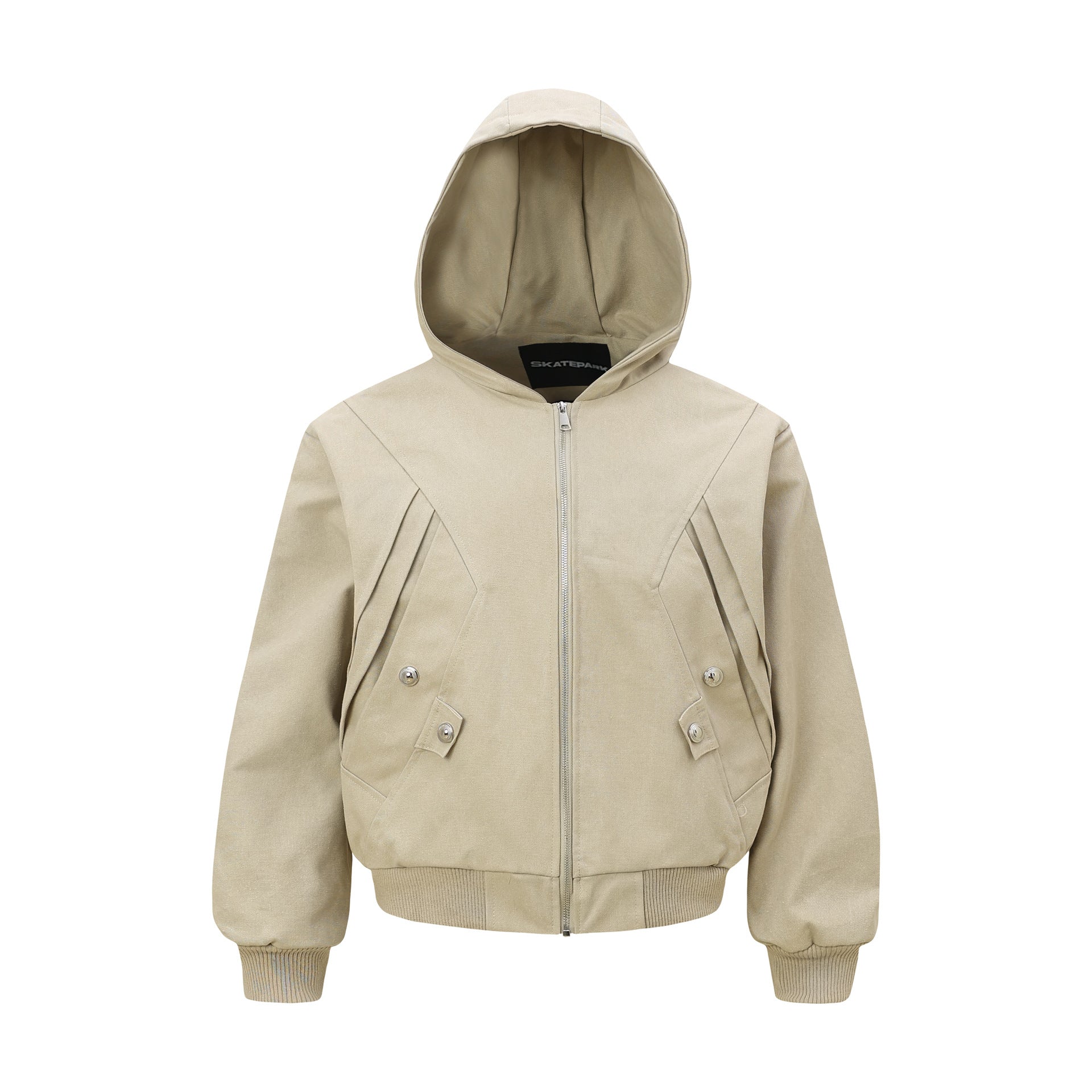 Spring Style Metal Buckle Men's Loose Jacket Trench Coat