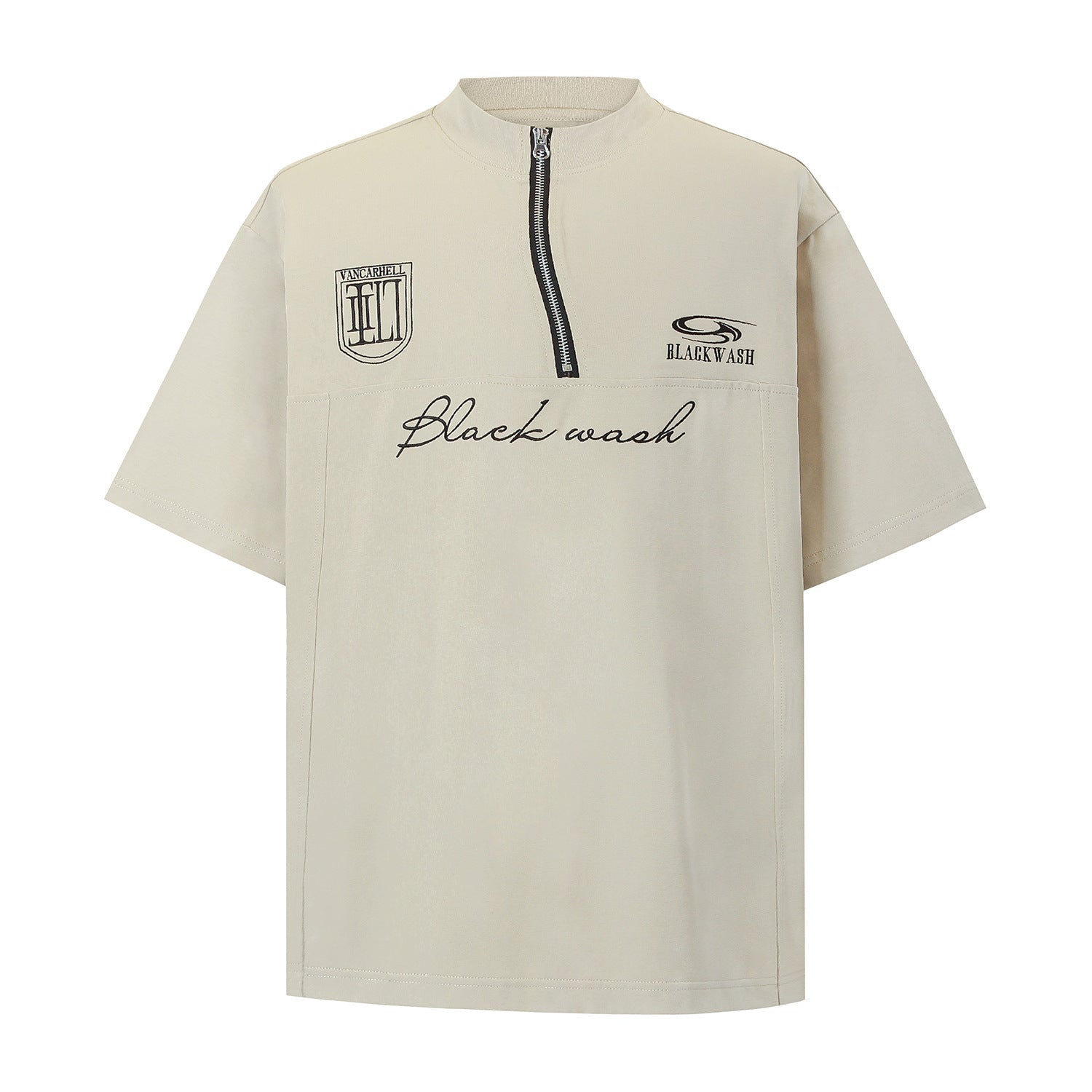 Irregular Zipper T-Shirt