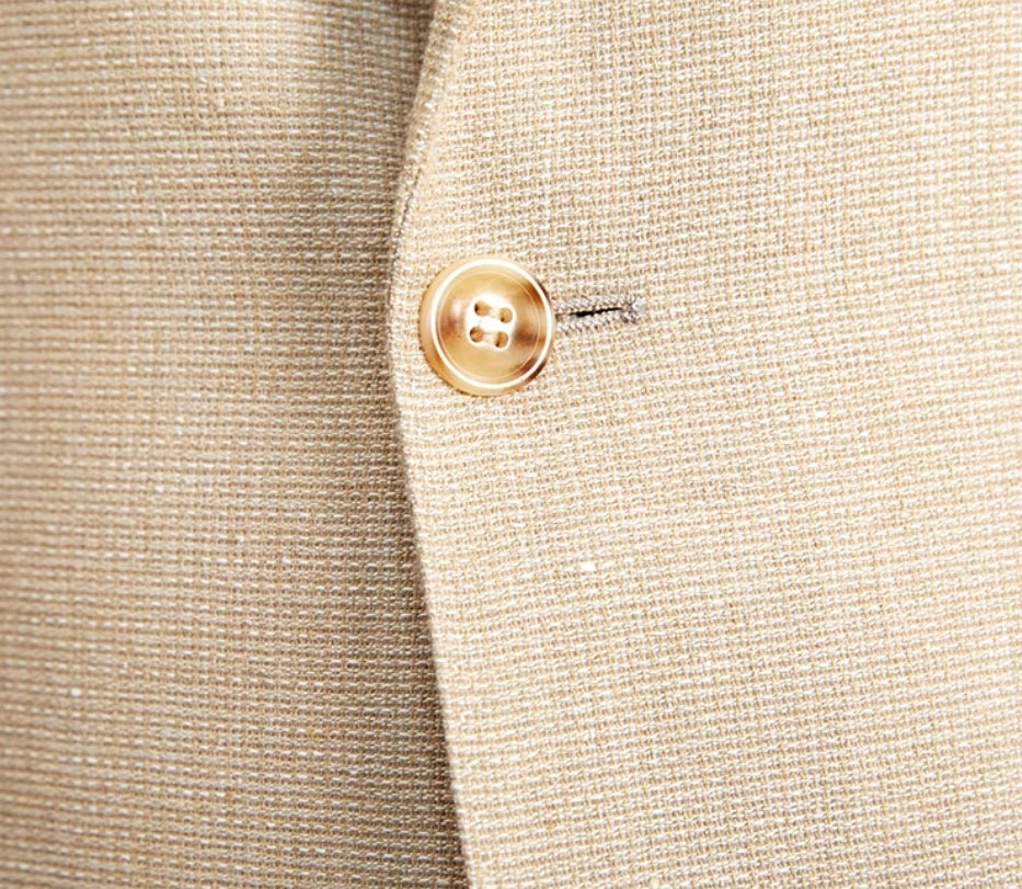 British Linen Blend Suit
