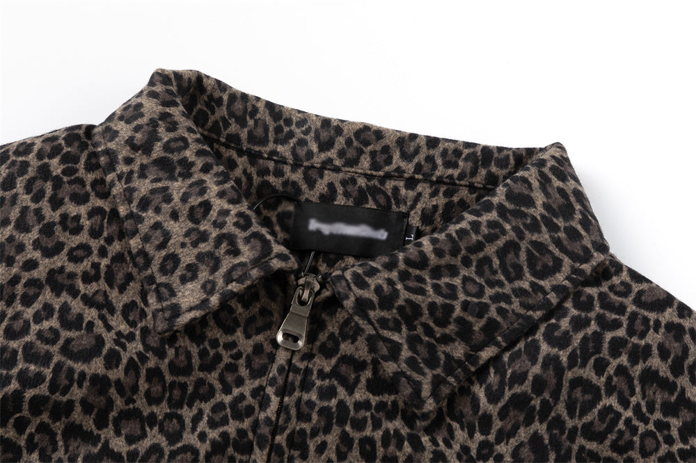 The WildLuxe Fleece Jacket Leopard Print Edition