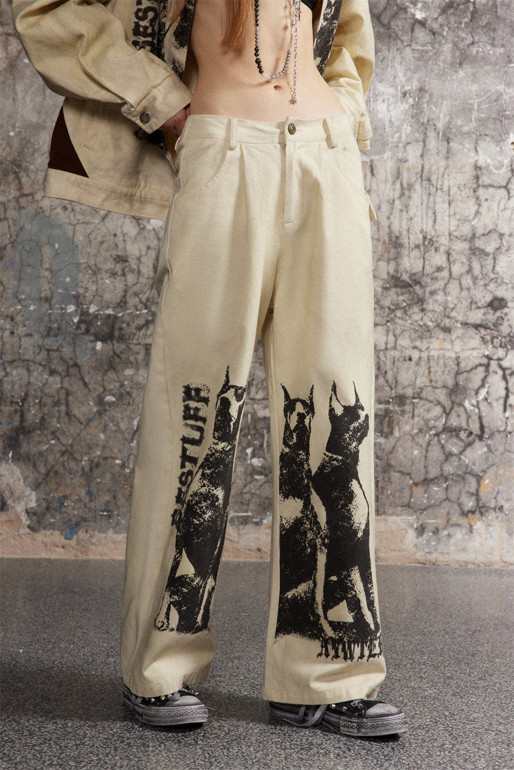 Doberman Street Loose Cargo Trousers