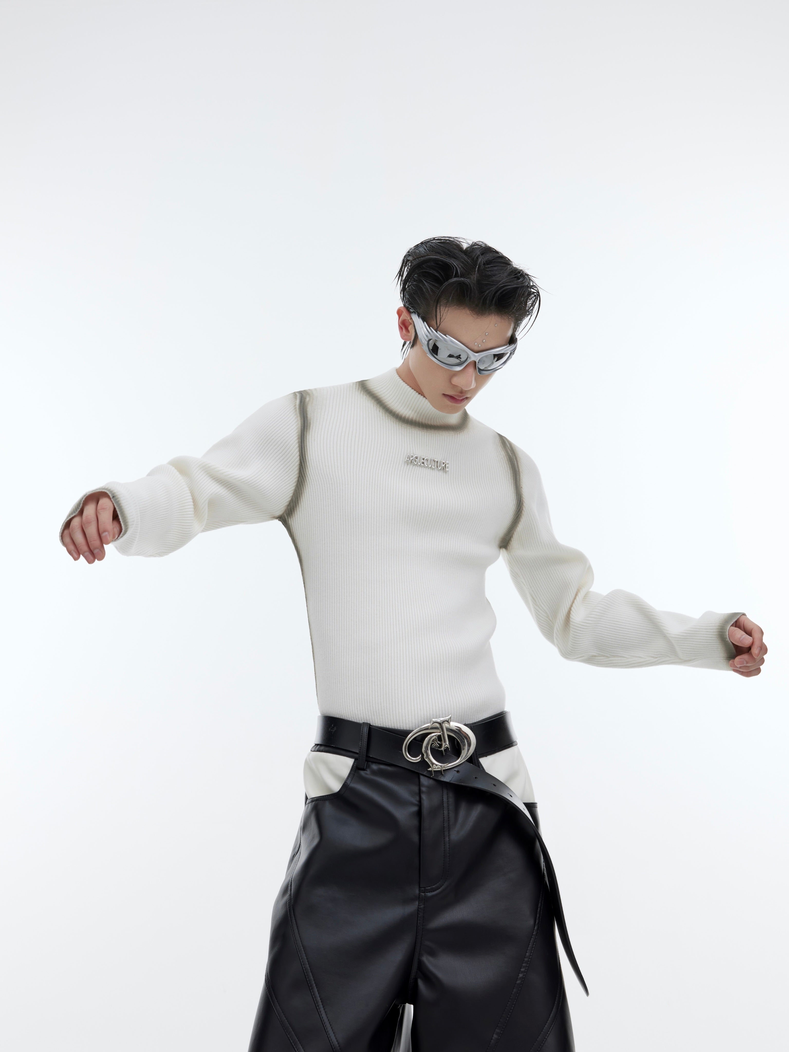 AureCore Knit Stand-Collar Base Layer Top