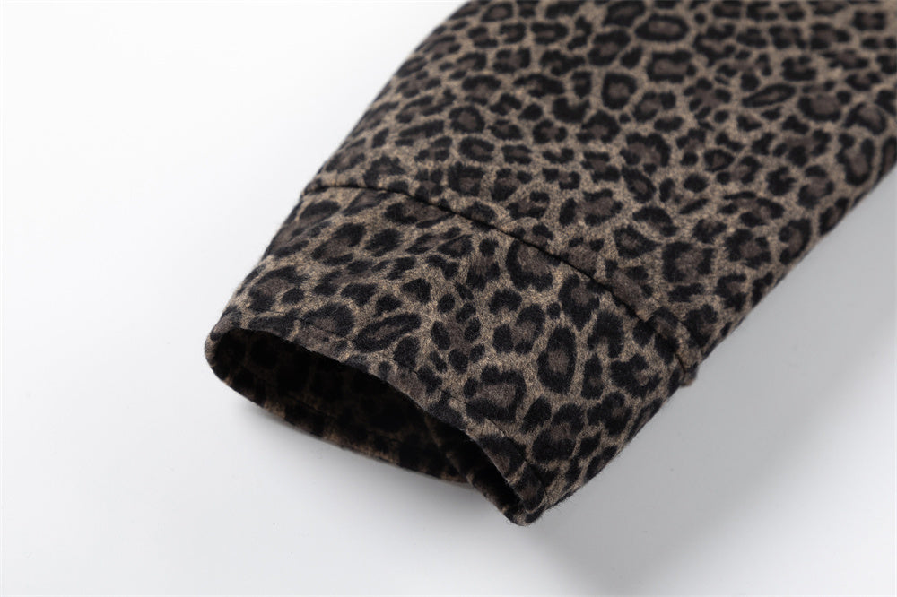 The WildLuxe Fleece Jacket Leopard Print Edition