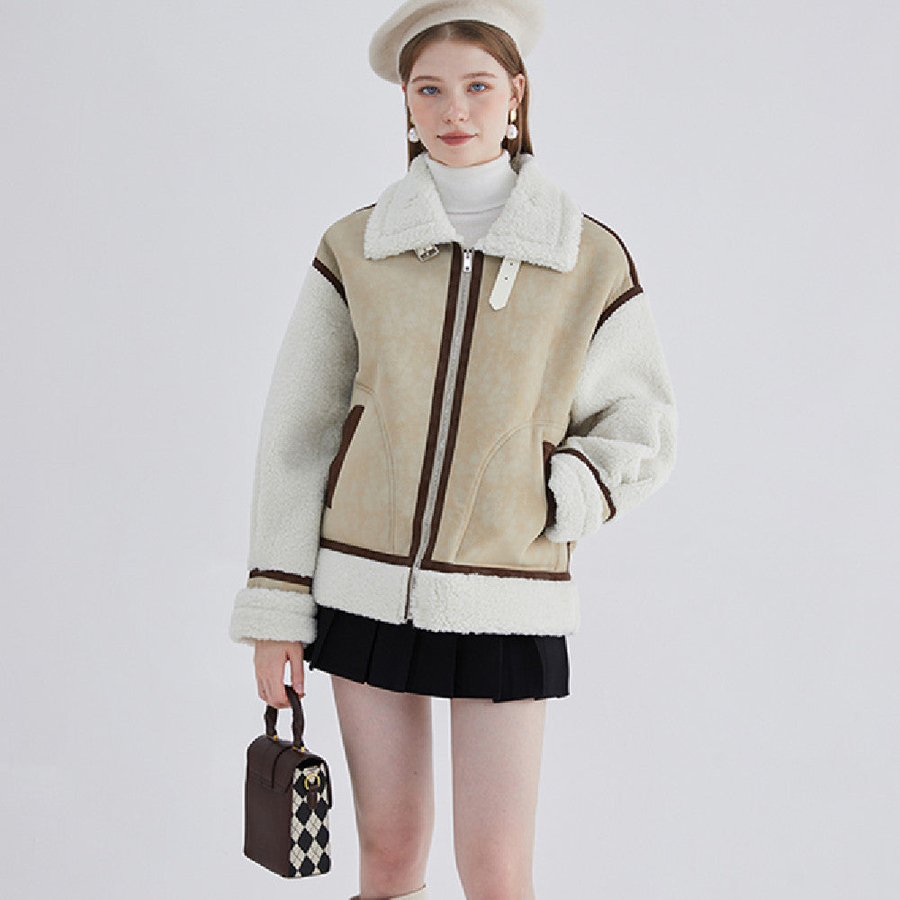 Luxury Fur Trim Coat