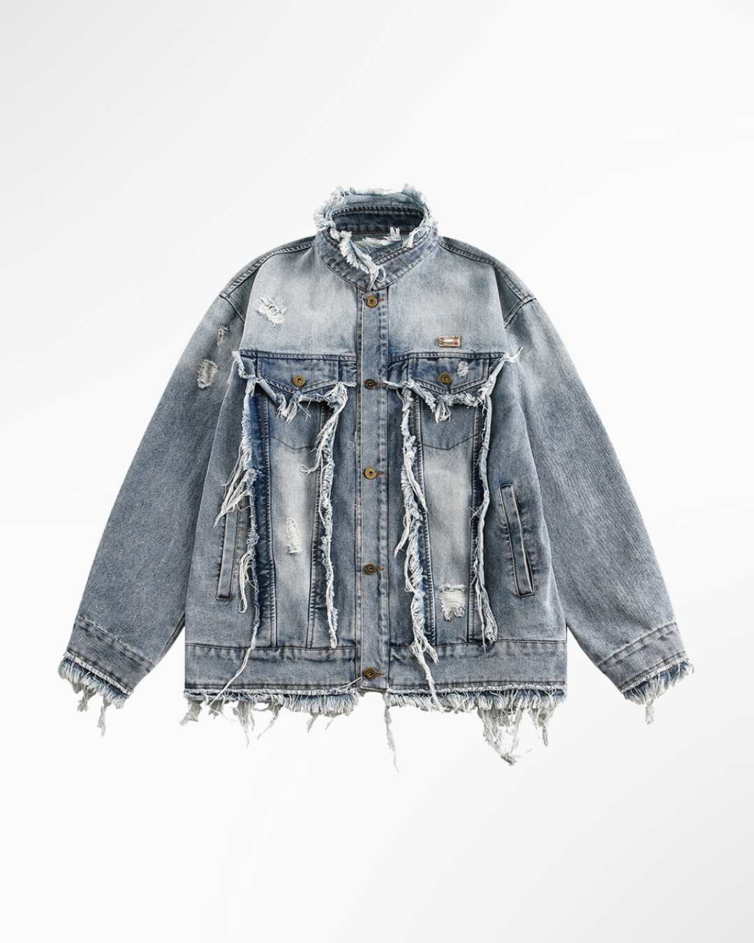 Old Wash Cat Beard Denim Jacket