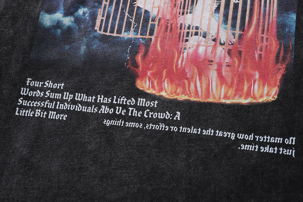 UrbanForge Vintage Washed Streetwear Tee