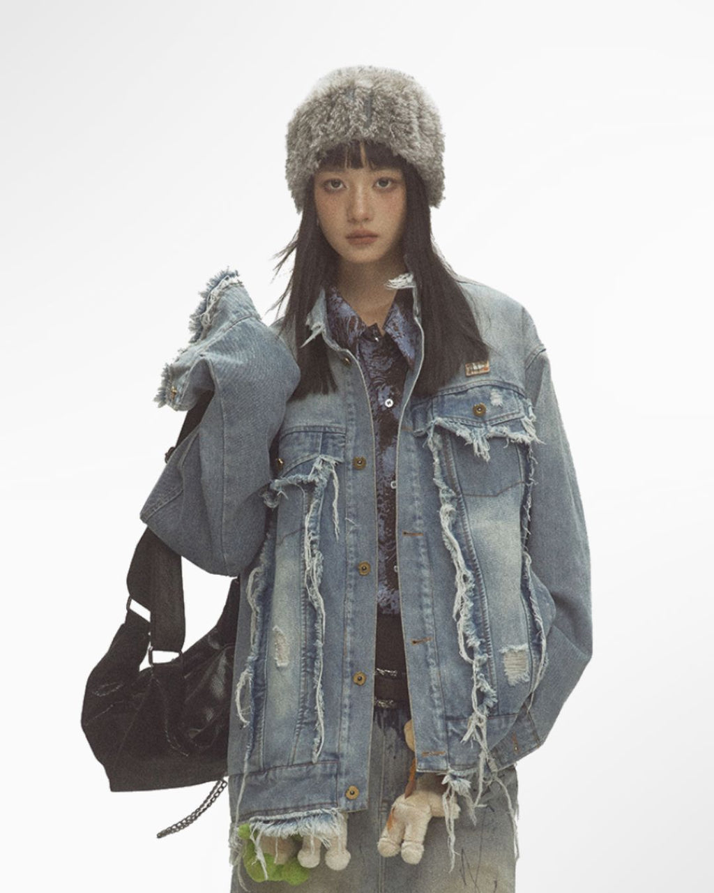 Old Wash Cat Beard Denim Jacket